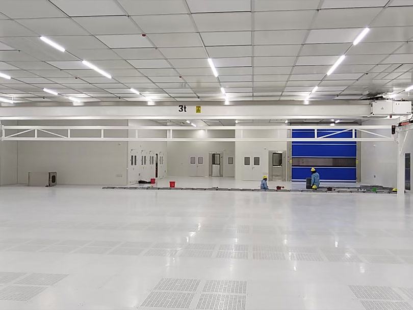 洁净室起重机应用于深圳某半导体车间